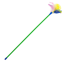 Игрушка Природа Палочка с перьями для кота, 50 см