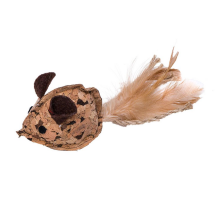 Игрушка Eastland Мышка из мататаби для кошек, из натуральной пробки, 6.5х4.5х4.5 см Игрушка Eastland Мышка из мататаби для кошек, из натуральной пробки, 6.5х4.5х4.5 см