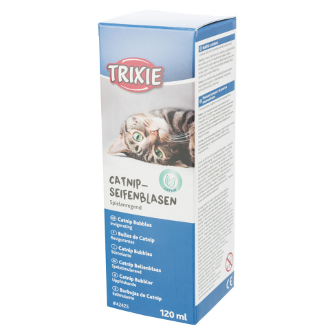 Мыльные пузыри Trixie для кошек, с кошачьей мятой 120 мл - фото 4