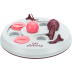 Игрушка для кошек Trixie Flip Board интерактивная светло-серая вишневая розовая, 23 см. - фото 3