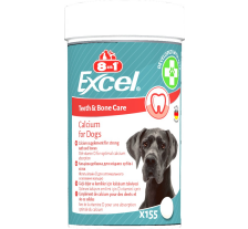 Витамины 8in1 Excel Calcium для щенков и взрослых собак, для зубов и костей, кальций, 155 шт Витамины 8in1 Excel Calcium для щенков и взрослых собак, для зубов и костей, кальций, 155 шт