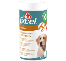 Витамины 8in1 Excel Glucosamine + MSM для щенков и взрослых собак, для суставов, 55 шт Витамины 8in1 Excel Glucosamine + MSM для щенков и взрослых собак, для суставов, 55 шт
