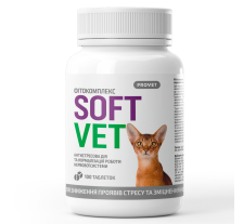 Фитокомплекс PROVET SOFTVET антистрессовое действие и нормализации работы нервной системы для кошек 100 таб Фитокомплекс PROVET SOFTVET антистрессовое действие и нормализации работы нервной системы для кошек 100 таб