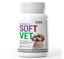 Фитокомплекс PROVET SOFTVET антистрессовое действие и нормализации работы нервной системы для собак 100 таб Фитокомплекс PROVET SOFTVET антистрессовое действие и нормализации работы нервной системы для собак 100 таб