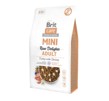 Корм сухой для собак малых пород Brit Care Mini Raw Delights Turkey with Shrimp индейка с креветками 2 кг Корм сухой для собак малых пород Brit Care Mini Raw Delights Turkey with Shrimp индейка с креветками 2 кг