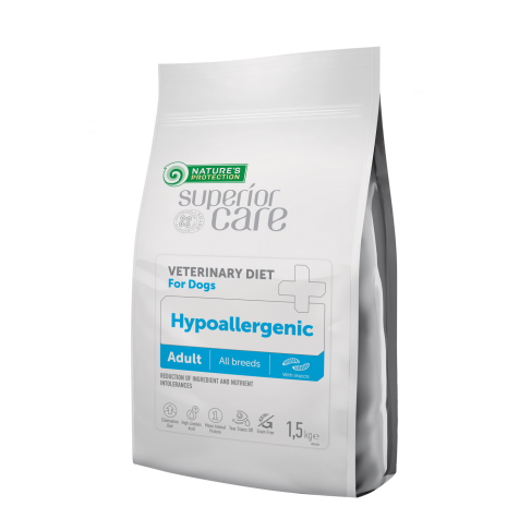 Ветеринарний дієтичний гіпоалергенний корм для собак NP Superior Care Veterinary Diet Hypoallergenic Insect Adult All Breed Dogs з білком комах, 1,5кг - фото 1