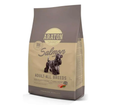 Полноценный сухой корм с лососем для взрослых собак ARATON SALMON Adult All Breeds 3кг"