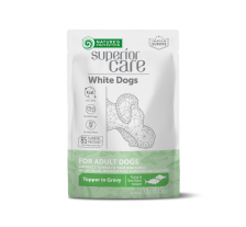 NATURE'S PROTECTION SUPERIOR CARE White Dogs Adult All Breeds with Tuna and Sea Bass, влажный корм с тунцем и морским окунем для взрослых собак всех пород с белой шерстью, 70 г в пак NATURE'S PROTECTION SUPERIOR CARE White Dogs Adult All Breeds with Tuna and Sea Bass, влажный корм с тунцем и морским окунем для взрослых собак всех пород с белой шерстью, 70 г в пак