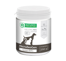 Кормовая добавка для собак и кошек с кальцием Nature's Protection MicroZeoGen, 250 г Кормовая добавка для собак и кошек с кальцием Nature's Protection MicroZeoGen, 250 г
