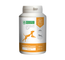 Мультивитаминная добавка к корму для собак Nature's Protection Multivitamins, 150 табл. Мультивитаминная добавка к корму для собак Nature's Protection Multivitamins, 150 табл.