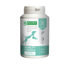 Добавка для укрепления суставов, сухожилий и связок собак Nature's Protection Mobility Formula, 75 табл. Добавка для укрепления суставов, сухожилий и связок собак Nature's Protection Mobility Formula, 75 табл.