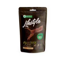 Лакомство для кошек, мягкие полоски из утки, Nature's Protection Lifestyle Snack For Cats Soft Duck Strips 75г Лакомство для кошек, мягкие полоски из утки, Nature's Protection Lifestyle Snack For Cats Soft Duck Strips 75г
