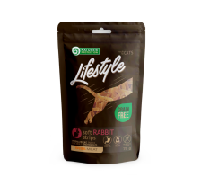 Лакомство для кошек, мягкие полоски из кролика, Nature's Protection Lifestyle Snack For Cats Soft Rabbit Strips 75г Лакомство для кошек, мягкие полоски из кролика, Nature's Protection Lifestyle Snack For Cats Soft Rabbit Strips 75г
