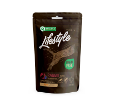 Лакомство для кошек, мясо кролика с черникой, Nature's Protection Lifestyle Rabbit with Blueberries, 75 г Лакомство для кошек, мясо кролика с черникой, Nature's Protection Lifestyle Rabbit with Blueberries, 75 г