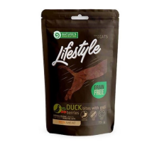 Лакомство для собак, чипсы из кролика, Nature's Protection Natural Rabbit Chips, 75 гЛакомство для кошек, утиные кусочки с ягодами годжи, Nature's Protection Lifestyle Duck bites with Godji berries, 75г Лакомство для собак, чипсы из кролика, Nature's Protection Natural Rabbit Chips, 75 гЛакомство для кошек, утиные кусочки с ягодами годжи, Nature's Protection Lifestyle Duck bites with Godji berries, 75г