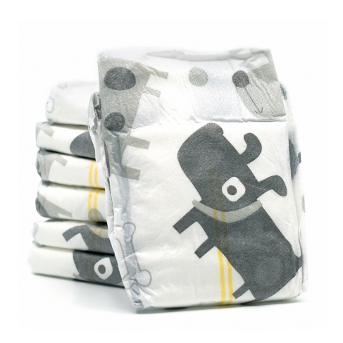 Misoko&amp;Co Одноразові підгузки для кобелів з вугіллям, індикатором вологості та ароматом лаванди (цуценята), L - фото 1