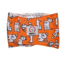 Misoko&Co Багаторазовий підгузок для псів, M (цуценята), coral