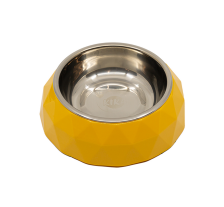 Миска для домашних животных KIKA Diamond, yellow, size M