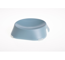 FIBOO плоская миска Flat Bowl, без антискользящих накладок, голубой