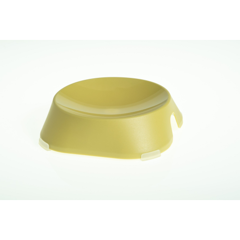 FIBOO плоская миска Flat Bowl, без антискользящих накладок, желтый - фото 1