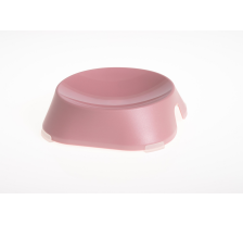 FIBOO плоская миска Flat Bowl, без антискользящих накладок, розовый