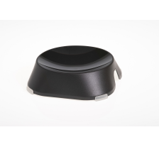 FIBOO плоская миска Flat Bowl, без антискользящих накладок, черный