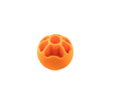 FIBOO Игрушка для собак Snack fibooll, оранжевая, D 6.5 см