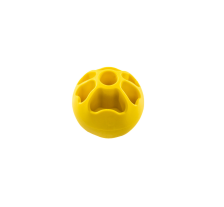 FIBOO Игрушка для собак Snack fibooll, желтая, D 6.5 см