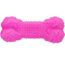 Игрушка Trixie Кость с пискавкой для собак, 15 см (винил)