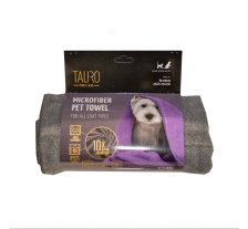 Полотенце для домашних животных из микрофибры Tauro Pro Line, grey 60*90 cm Полотенце для домашних животных из микрофибры Tauro Pro Line, grey 60*90 cm