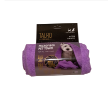 Полотенце для домашних животных из микрофибры Tauro Pro Line, purple 80*120 cm Полотенце для домашних животных из микрофибры Tauro Pro Line, purple 80*120 cm
