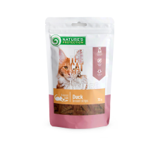 Лакомство для кошек, полоски из утиной грудки, Nature's Protection, Snacks For Cats, Duck Breast Strips 75г Лакомство для кошек, полоски из утиной грудки, Nature's Protection, Snacks For Cats, Duck Breast Strips 75г