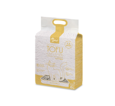 Наполнитель туалетов для котят Velvet Paw TOFU с экстрактом ромашки, 6л/2,6 кг