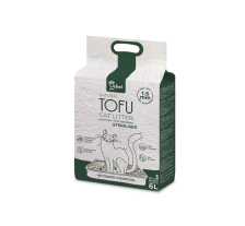 Наполнитель туалетов для стерилизованных кошек Velvet Paw TOFU с кокосовым углем, 6л/2,6 кг