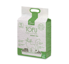 Наполнитель для кошачьих туалетов Velvet Paw TOFU с экстрактом зеленого чая, 6л/2,6 кг Наполнитель для кошачьих туалетов Velvet Paw TOFU с экстрактом зеленого чая, 6л/2,6 кг