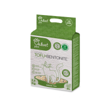 VELVET PAW TOFU наполнитель для кошачьих туалетов с бентонитом и экстрактом зеленого чая, гранулы 1,5 мм, 2,6 кг/6 л. VELVET PAW TOFU наполнитель для кошачьих туалетов с бентонитом и экстрактом зеленого чая, гранулы 1,5 мм, 2,6 кг/6 л.