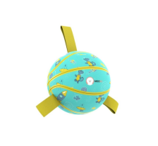 MISOKO&CO Игрушка для собак, мяч надувной, в форме баскетбольного мяча, голубой, 15 см MISOKO&CO Игрушка для собак, мяч надувной, в форме баскетбольного мяча, голубой, 15 см