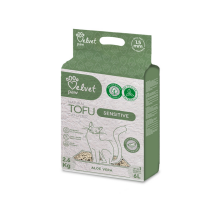VELVET PAW TOFU Наполнитель для кошек с повышенной чувствительностью, с экстрактом алоэ вера, гранулы 1.5 мм, 6 л/2,6 кг. VELVET PAW TOFU Наполнитель для кошек с повышенной чувствительностью, с экстрактом алоэ вера, гранулы 1.5 мм, 6 л/2,6 кг.