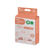 VELVET PAW TOFU Наполнитель для длинношерстных кошек, с персиковой эссенцией, гранулы 1.5 мм, 6 л/2.6 кг VELVET PAW TOFU Наполнитель для длинношерстных кошек, с персиковой эссенцией, гранулы 1.5 мм, 6 л/2.6 кг