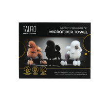 Tauro Pro Line Полотенце из микрофибры с высоким влагопоглощением с пуделями, 80 x 160 см Tauro Pro Line Полотенце из микрофибры с высоким влагопоглощением с пуделями, 80 x 160 см