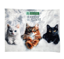 Nature's Protection Superior Care Мягкий плед с котятами белый, 127 х 152 см Nature's Protection Superior Care Мягкий плед с котятами белый, 127 х 152 см