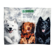Nature's Protection Superior Care Мягкий плед со щенками белый, 127 х 152 см Nature's Protection Superior Care Мягкий плед со щенками белый, 127 х 152 см