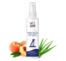 Сухой шампунь Pet Clean DRY BATH-FRESH PEACH для животных с ароматом персика 250мл Сухой шампунь Pet Clean DRY BATH-FRESH PEACH для животных с ароматом персика 250мл