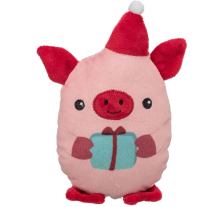 Игрушка для собак Trixie Рождественская свинка плюш 19 см Игрушка для собак Trixie Рождественская свинка плюш 19 см