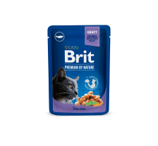 Влажный корм Brit Premium Cat Pouch для кошек, с треской, 100 г