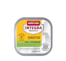 Корм влажный ветеринарный для собак Integra Protect Sensitiv Turkey+Parsnips при пищевой непереносимости, индейка/пастернак, 150 г Корм влажный ветеринарный для собак Integra Protect Sensitiv Turkey+Parsnips при пищевой непереносимости, индейка/пастернак, 150 г