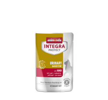 Корм влажный ветеринарный для кошек Integra Protect Urinary Struvit при мочекаменной болезни, с говядиной, пауч, 85 г
