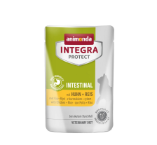 Корм влажный ветеринарный для кошек Integra Protect Intestinal with Chicken + Rice при заболеваниях ЖКТ, пауч, 85 г