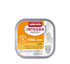 Корм влажный ветеринарный для кошек Integra Protect Renal dishes with Duck при болезнях почек, с уткой, 100 г
