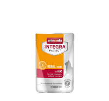 Корм влажный ветеринарный для кошек Integra Protect Renal pouches with beef при болезнях почек, с говядиной, пауч, 85 г